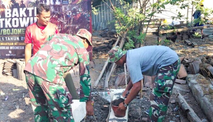Karya Bakti Kodim Bojonegoro Bikin Haru, Warga Dapat Rumah Baru