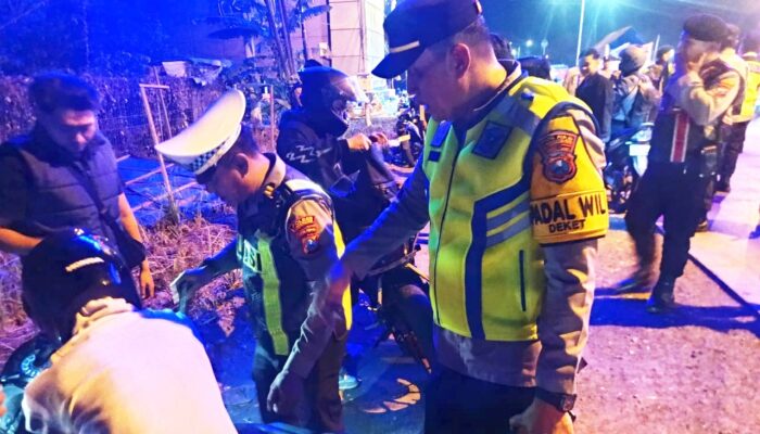 Polisi Bertindak Tegas, Rombongan Pesilat Liar Dicegat di Deket Lamongan