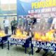 Rokok Ilegal Bernilai Miliaran Rupiah Musnah di Bojonegoro