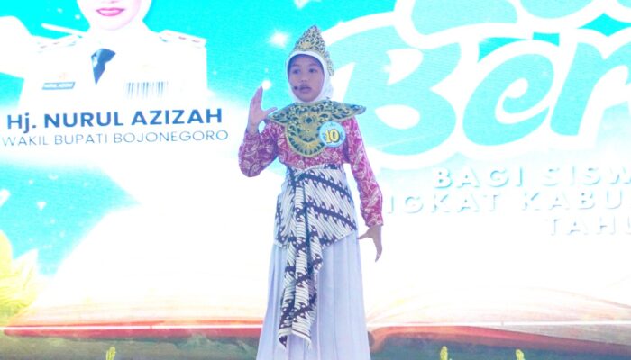 30 Peserta Bersaing Ketat, Ini Pemenang Lomba Bertutur Bojonegoro 2026