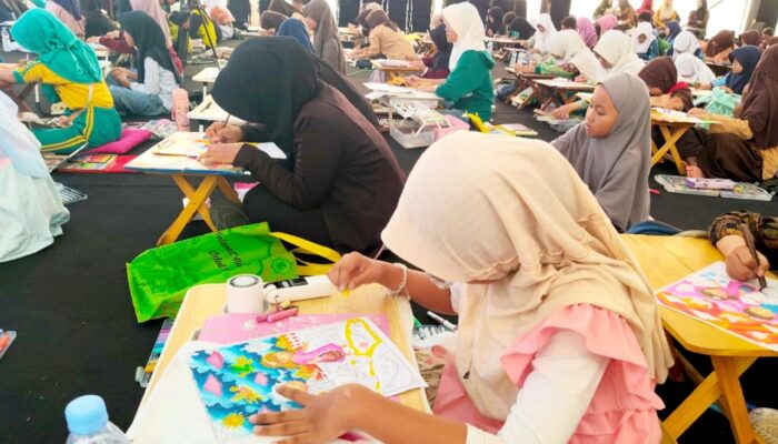 Motif Batik Bojonegoro Hidup dalam Imajinasi Pelajar di BWBF 2026
