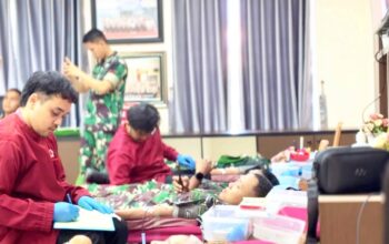 Puluhan Prajurit Belibis Putih Turun Tangan Bantu Stok Darah di Bojonegoro