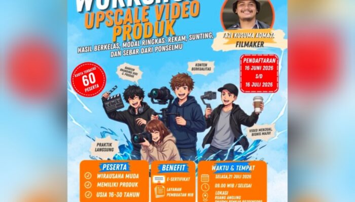 Dinpora Bojonegoro Latih Wirausaha Muda Bikin Video Produk Profesional dengan HP