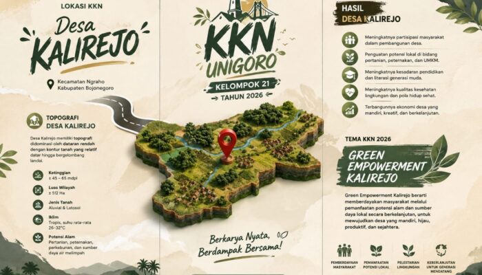 Green Empowerment Kalirejo Bojonegoro, Langkah Nyata Mahasiswa UNIGORO Wujudkan Desa Mandiri