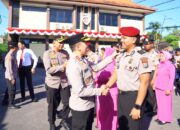 79 Personel Polres Bojonegoro Terima Kenaikan Pangkat, Ada Tradisi Siram Air