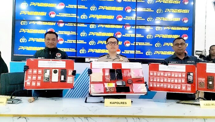 Perang Melawan Narkoba, Polres Bojonegoro Ungkap 34 Kasus dalam 7 Bulan