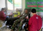 TNI dan PMI Bojonegoro Bersinergi, Donor Darah di Padangan-Malo Hasilkan 46 Kantong