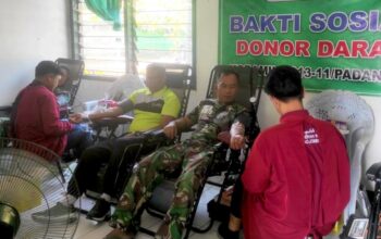 TNI dan PMI Bojonegoro Bersinergi, Donor Darah di Padangan-Malo Hasilkan 46 Kantong