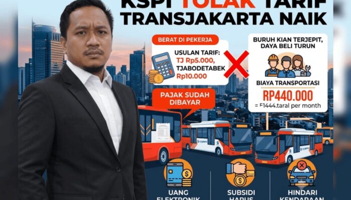Tarif Transjabodetabek Rp10.000 Ditolak KSPI, Ini Dampaknya