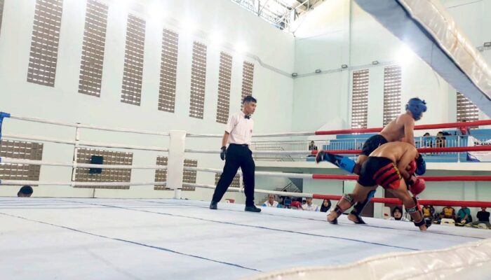 Dua Atlet Kecamatan Kota Sabet Emas Kickboxing Porkab Bojonegoro 2026