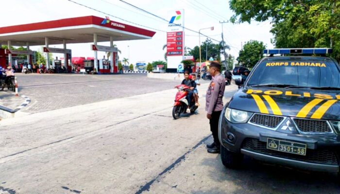 Cegah Penyalahgunaan BBM, Polisi Kasiman Bojonegoro Perketat Pengawasan SPBU