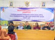 Polri Turun ke Desa, Musyawarah RKPDes Banjarsari Bojonegoro Berjalan Kondusif