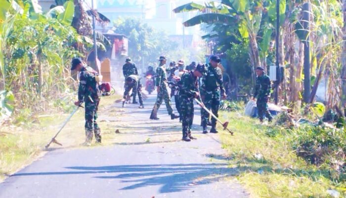Kolaborasi TNI dan Warga Bikin Desa Lawak Lamongan Semakin Nyaman Dihuni