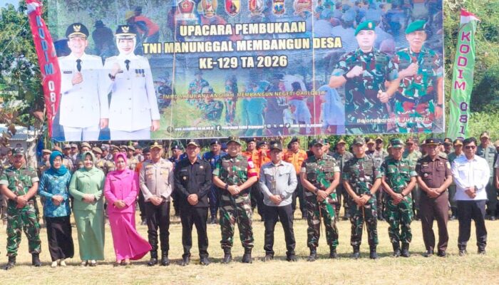 Kesongo Jadi Fokus TMMD 129 Bojonegoro, Infrastruktur Desa Dibangun Total