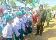 Bupati Setyo Wahono Disambut Meriah Siswa SD Saat Pembukaan TMMD 129 Bojonegoro