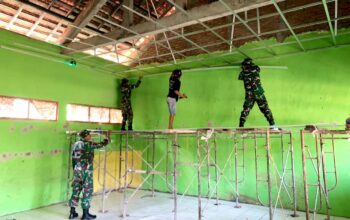 TMMD 129 Bojonegoro Hadirkan Harapan Baru untuk Siswa SDN Kesongo