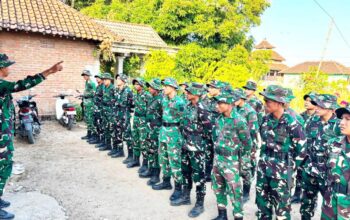 TNI Tak Kenal Lelah, Satgas TMMD 129 Bojonegoro Terus Kebut Pembangunan Desa Kesongo