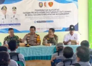 TMMD 129 Bojonegoro Perkuat Satlinmas Kesongo, TNI Polri Turun Langsung Latih Anggota
