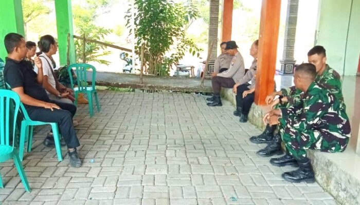 Sebelum Bangun Infrastruktur, Satgas TMMD 129 Bojonegoro Satukan Komitmen Bersama Warga Kesongo