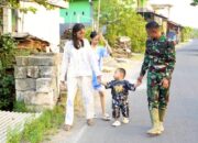 Sentuh Hati Warga, Satgas TMMD 129 Bojonegoro Ciptakan Keakraban di Desa Kesongo