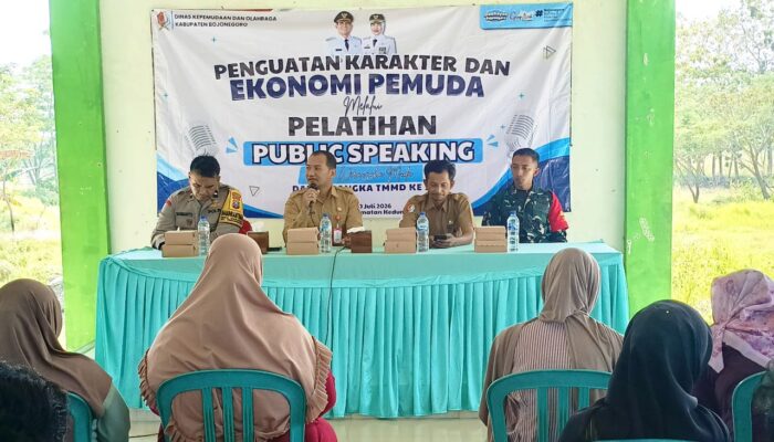 Dinpora dan TMMD 129 Bojonegoro Latih Pemuda Kesongo Jadi Entrepreneur Muda