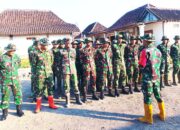 Lettu Purnomo Tekankan Keselamatan dan Kekompakan Satgas TMMD 129 Bojonegoro