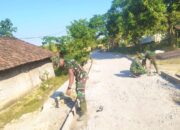 Cor Beton TMMD 129 Bojonegoro di Kedungpandan Percepat Mobilitas dan Dongkrak Ekonomi Desa