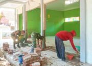Empat Ruang Kelas SDN Kesongo 1 Disulap Satgas TMMD 129 Bojonegoro