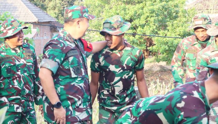 TMMD 129 Bojonegoro Dikebut, Dansatgas Ingatkan Kualitas dan Keselamatan Kerja