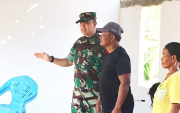 Cek Progres RTLH di Kesongo, Dansatgas TMMD Bojonegoro Pastikan Pekerjaan Tepat Sasaran