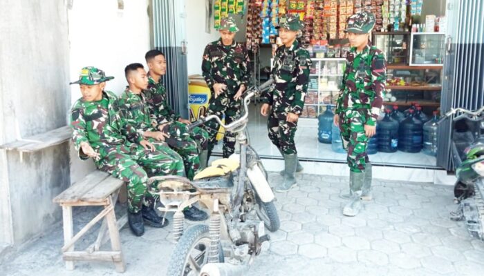 TMMD Bojonegoro Gerakkan Ekonomi Warung Kecil di Desa Kesongo
