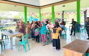 TNI Hadir untuk Lansia, TMMD 129 Bojonegoro Gelar Senam dan Layanan Kesehatan