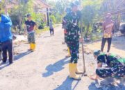Terik Tak Menghalangi, Satgas TMMD 129 Bojonegoro Genjot Pembangunan Jalan Kesongo