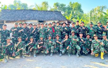 Gotong Royong TNI dan Warga Kesongo Jadi Kunci Sukses TMMD 129 Bojonegoro
