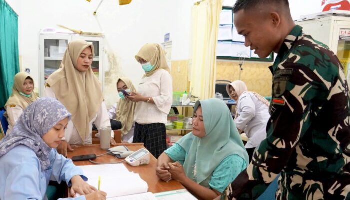 TMMD 129 Bojonegoro Sentuh Kesehatan Warga, Puskesmas Kesongo Gelar Pelayanan KB Gratis
