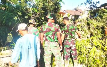 TMMD 129 Bojonegoro Tak Hanya Bangun Jalan, TNI Juga Jaga Kelestarian Sungai Kesongo