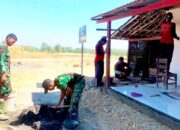 Satgas TMMD Bojonegoro dan Warga Kesongo Kompak, Renovasi Rumah Mbah Wagini Hampir Tuntas
