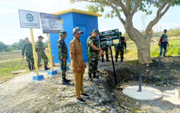 Krisis Air Jadi Prioritas, Dansatgas TMMD 129 Bojonegoro Turun Langsung Pantau Pembangunan Sumur Bor