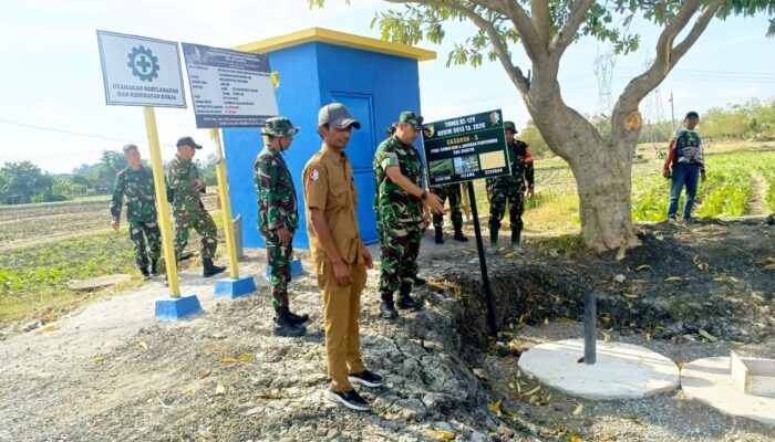 Krisis Air Jadi Prioritas, Dansatgas TMMD 129 Bojonegoro Turun Langsung Pantau Pembangunan Sumur Bor