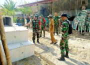 TMMD 129 Bojonegoro Kebut Pembangunan Drainase Modern, Genangan Air Siap Teratasi