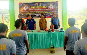 TMMD 129 Bojonegoro Perkuat Kesiapsiagaan Warga Hadapi Kebakaran