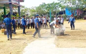 TMMD 129 Bojonegoro Cetak Warga Kesongo Tanggap Kebakaran