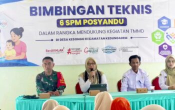 TMMD Bojonegoro Bangun SDM Desa, Kader Posyandu Kesongo Dibekali Transformasi 6 SPM