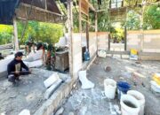 Gotong Royong Tanpa Henti, Satgas TMMD 129 Bojonegoro Percepat Rehab Rumah Mbah Kardo