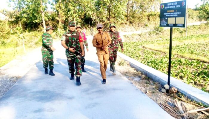 TMMD 129 Bojonegoro Hadirkan Jalan Beton Berkualitas untuk Warga