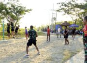 TMMD 129 Bojonegoro Meriahkan Kesongo Lewat Turnamen Voli Antar Dusun