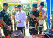 Cerita Yogik, Penjual Es Dawet yang Panen Pembeli di TMMD Bojonegoro
