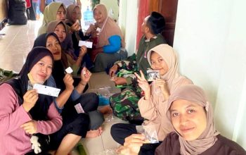 Bakti Kesehatan TMMD 129 Bojonegoro Disambut Hangat Warga Desa Kesongo