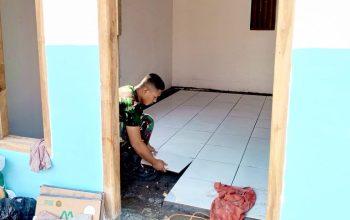 TMMD 129 Bojonegoro Hadirkan Harapan Baru, Rumah Ibu Tini Kini Lebih Bersih dan Sehat