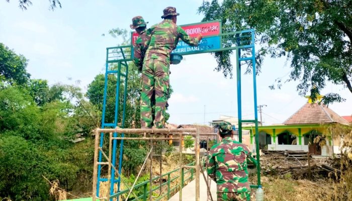 TMMD ke-129 Bojonegoro Percepat Pembangunan Jembatan, Dongkrak Ekonomi Desa Kesongo